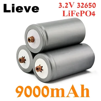 1-10PCS Znamko uporablja 32650 9000mAh 3.2 V lifepo4 Baterije za ponovno Polnjenje Strokovno Litij-Železo Fosfat Baterije z vijakom