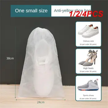1/2/4PCS Sušenje čevlji Anti-rumena vreča za čevlje vrečko za Shranjevanje pokrov nastavka za bliskavico netkane tkanine Vlage-dokaz za Enkratno uporabo prah-dokazilo