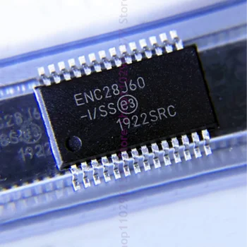 10-100 kozarcev Novo ENC28J60-I/SS ENC28J60 SSOP stranski 28 krmilnik Ethernet čip