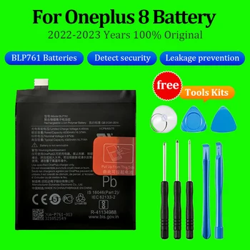 100% Nov Visoke Kakovosti Zamenjava BLP761 Baterija Za Oneplus 8 Telefon na Baterije, Mobilni Bateria Bateria Varnost Odkrivanje