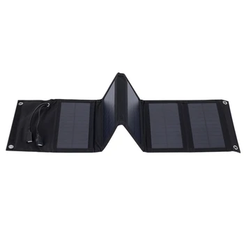 10W Sončne Zložljiva Paket Notranjih Stabilizacija 5V Dvojno USB Solarni Polnilnik Prostem, Mobilnimi Fotovoltaičnimi Polnjenje Odbor za Večkratno uporabo