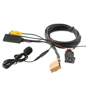12V MMI 2G Avto Bluetooth AUX Kabel Adapter Glasbe, Audio, Mikrofon za V7 A6 A8 2006-2008 J523