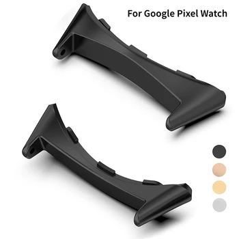 1Pair Adapter, Priključek Za Google Pixel Watch Zapestnica iz nerjavečega jekla kovinski plug 20 mm, iz Nerjavnega Jekla Usnje Pasu na Debelo