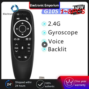 1~8PCS G10 G10S Glas Daljinski upravljalnik 2.4 G Wireless Mouse Žiroskop IR Učenje za Android tv box HK1 H96 X96 mini