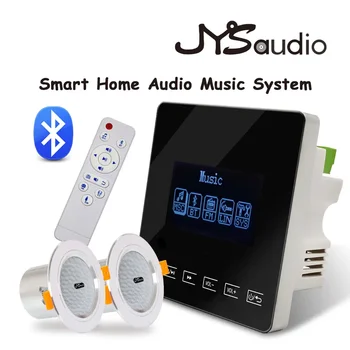 2-Kanalni Stenski Bluetooth Ojačevalec Zvoka Home Theater Sound Sistem s Stereo 3-palčni Stropni Zvočnik, Audio Set za Restavracijo