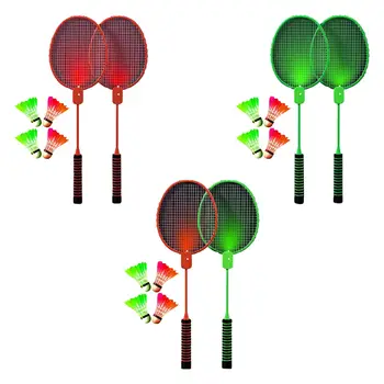 2 Kosa Svetlobna Badminton Rackets za Dvorišču Igra, Šport na Prostem