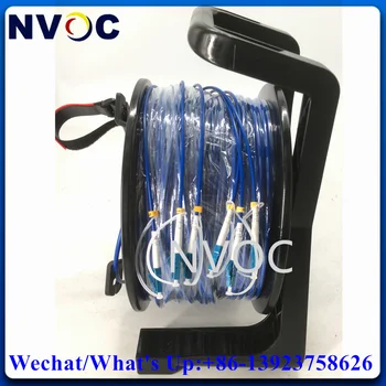 200 M 6C SMF 4,5 mm Modra PVC Kabel,6Cores LC-SC-ST FC Prostem Oklepnih Vlakna, Optični Patch Kabel Priključek Z prinaša dobička PCD310 Kolutu