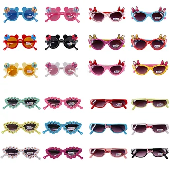 2023 Nov Otroški Cartoon profiliranje sončna Očala Dekleta, Fant, Otroci Outdoor Očala Krog Polarizirana UV400 Cvetlični sončna Očala