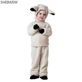 2024 Malo Ovce Cosplay Stopnji Uspešnosti Kostum Otroci Živalske Kostume Živali Oblačila Za Predšolsko Obleko Gor Purim Stranka Obrabe