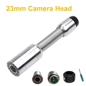 23 mm Kanalizacijski sistem za pregledovanje Cevi Glava Kamere Z 12pcs LED luči ustreza TP9000 TP9200 TP9300