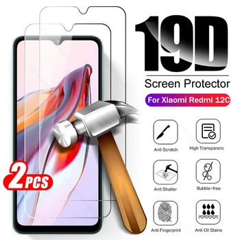 2PCS 9H Premium Kaljeno Steklo Za Xiaomi Redmi 12C Stekla Screen Protector eksplozijam HD Film Kritje Redmi12C Redmy 12C 12 C