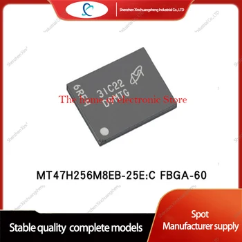 2PCS MT47H256M8EB-25E :C D9NTG SDRAM - DDR2 Pomnilnik IC 2Gbit Vzporedno 400 MHz 400 Ps 60-FBGA (9x11.5) MT47H256M8EB-25E