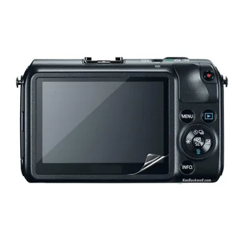 3 x Jasno PET LCD Screen Protector Kritje za Canon EOS 60D 550D 600D M M2 Poljub X5 X4 Rebel T3i T2i Zaščitno folijo Zaščita