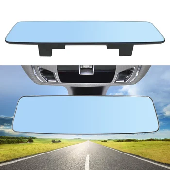 3000R Mikro Ukrivljenost Leče 2.5 D Polno Creen HD Stekla Avtomobila Notranje Vzvratno Ogledalo Anti-glare širokokotni Modra brez okvirjev Ogledalo