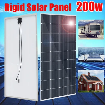 300w 200w 150w toga sončna plošča 12v polnilec fotovoltaična plošča sistem za doma avtodom RV morskih potovanja monokristalne