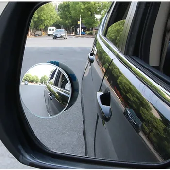 360 Stopnja širokokotni HD Blind Spot Ogledalo Za Avto Ultrathin Krog Konveksna Vzvratna Ogledala, Avto Dodatki
