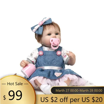 43 cm Prerojeni Baby Doll Newborn Baby Dekle 3D Kože z Ročno Navijali za Lase Veren Igrače za Dekleta Zbirateljske Umetnosti Lutka Kot Sliko