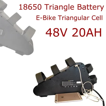 48V 20AH Trikotnik Baterije 18650 Baterija 48V Paket za Bafang 250-1800W Električno Kolo