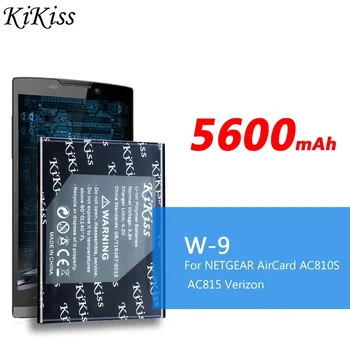 5600mAh W-9 litijevih Baterij za ponovno Polnjenje W9 Za Netgear Sierra AirCard AC810S AC815 AC791L Brezžični Usmerjevalnik