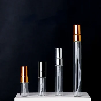 5ML 10 ML 2ML 3ML Jasno, Majhne Prenosne Parfum Stekla Prazno Steklenico Spray Testni Vzorec Cev Tanka Vial Kozmetika za Potovanja Orodje