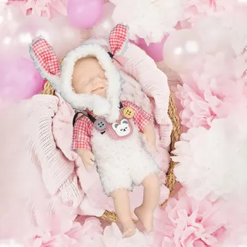 6 Inch Rodi Punčko Silikonski Baby Doll Pravi Dotik Dojenčka Dekle Lutka Z Obleko Simulacije Dekle Model