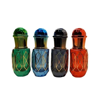 6ML vintage na Bližnjem vzhodu, parfum in eterično olje, steklenice, barvanega stekla steklenico s predpisovanjem in graviranje potovanja portabl