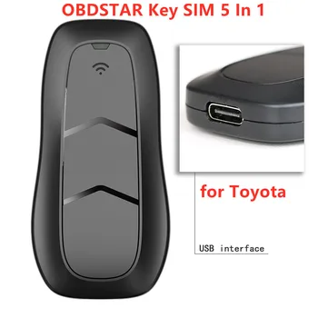 A+ OBDSTAR Ključ KARTICE 5 V 1 Pametni Ključ Simulator za Toyota Deluje z X300 DP/X300 DP Plus/X300 Pro4