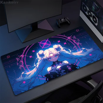 Anime Magic Girl Mouse Pad Kawaii Veliko Igralnih Mousepad Izračun Miško Mat Igralec Šivanje Desk Mat XXL za PC Tipkovnico, Miško