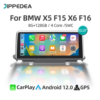 Avto Multimedijski Predvajalnik, GPS Navigacija WiFi 4G Android 12 CarPlay Avto Radio BMW X5 F15 X6 F16 2014-2017 2018 NBT EVO Sistem