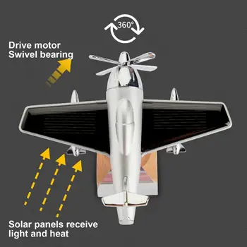 Avto osvežilcev Zraka z na Sončni pogon Vrtenja Mini Avto Parfum Aromaterapija osvežilcev Zraka Sončne Energije Zrakoplovi za Avtomobile