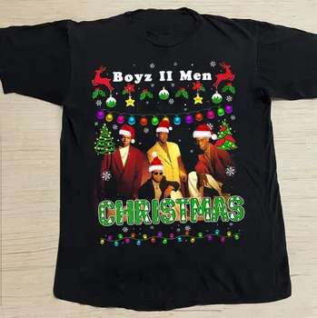Boyz II Men Santa Merry Christmas T-Shirt Unisex Vseh Velikosti S-5XL TP573