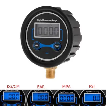 C63B Strokovno Digitalni Tlak Pnevmatik Meter Tester Manometer Zmanjša Tveganje za Pnevmatike Počil/Crash Meter 1/8NPT