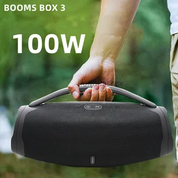 Caixa De som 100W High-power Bluetooth Zvočniki za Prenosni Zunanji Subwoofer 3D Stereo Surround Zvok Stolpec Glasbeni Center Boombox