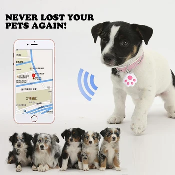 Cat Claw Bluetooth GPS Tracker za Sledenje Napravo, Mini Prenosni za Otroke Brezžični Anti-Izgubil Anti-Izgubljene Domače Ovratnik Tipko za Sledenje