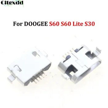 Cltgxdd 10pcs Za DOOGEE S60 S60 Lite S30 Mikro Mini USB Priključek 5Pin Ženski Vtičnico za Polnjenje Priključek Vrata Potopu Odbor 1.0