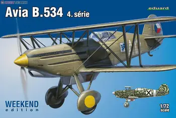 Eduard EDU7428 1/72 obsega Avia B. 534 IV. série model komplet