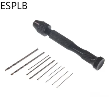 ESPLB Strani Drill Bit z 10pcs/20pcs Twist Vaje Bitni Rotacijski Orodja Mini Micro Aluminij Zlitine Strani za Lesnoobdelovalnih Vrtanje