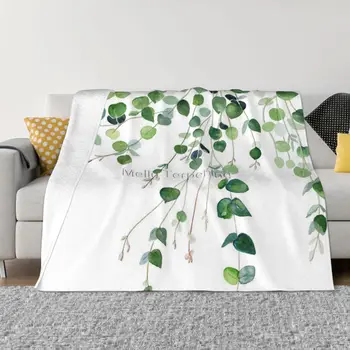 Eucalyptus Akvarel Odejo Bedspread Na Postelji Anime Kavč Posteljo