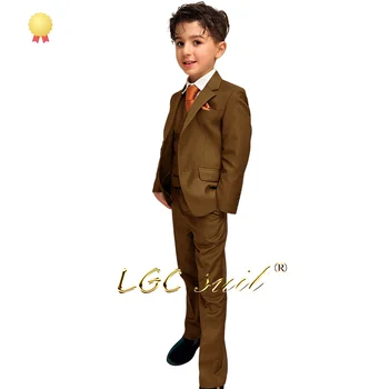 Fantje formalno obleko 3-kos obleko (suknjič, telovnik in hlače), ki je primerna za formalnih priložnostih za otrok 2-16 let