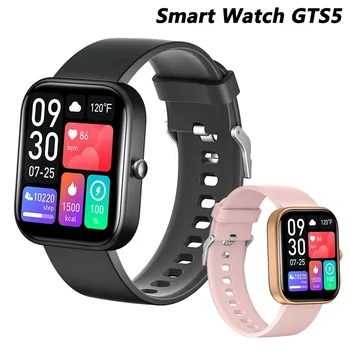 GTS5 Pametno Gledati 2,0-Palčni visokoločljivostni Zaslon Srčni utrip Kisika v Krvi, Zdravstveno Spremljanje Uresničevanje Bluetooth Klic Smartwatch