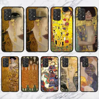 Gustav Klimt, Ki Jih Art Primeru Telefon Za Samsung Galaxy A02 A12 A21 A22 A32 A41 A42 A51 A71 A72 Lupini
