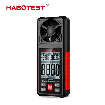 HABOTEST Digitalni Anemometer Hitrost Vetra Merilnik Zračne Hitrosti Merilnik Windmeter LCD Osvetlitev ozadja Zaslona HT605