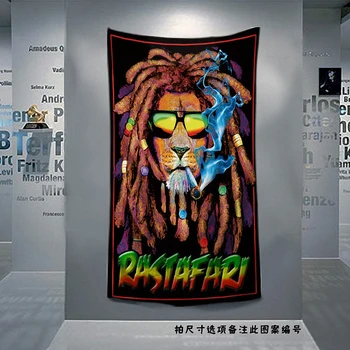 Hip Hop\Rock\Thrash Metal\ Reggae Glasbe Koncert Plakat Velike Zastave Curtain Banner HD 4 Luknjo Tapiserija Tiskanja Krpo Umetnosti Soba Dekoracijo