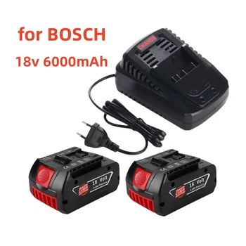 (Izvora) BAT609 18V Akumulator 6.0 Ah za Bosch Električni Vrtalnik 18V Polnilna Litij-ionska Baterija BAT609G BAT618 BAT618G BAT614 Polnilnik