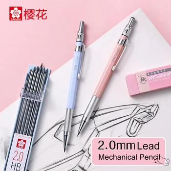 Japonska SAKURA Risanje Mehanske Svinčnik 2,0 mm Povzroči Nizko Težišče Modela za Risal in Pisanje študentkami in Študenti Umetnosti