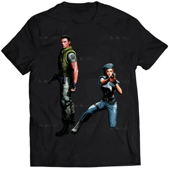 Jill Valentine & Chris Redfield Prebivališča Zlo V2 Premium Unisex T-Shirt Ženska Oblačila Grafike