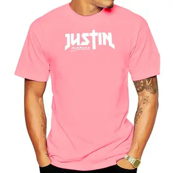 Justin Bieber Namen Ime, Logotip, Slike Black T Shirt Novo Uradni Album Tee Shirt Priložnostne Kratek Rokav