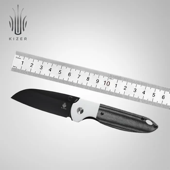 Kizer Zložljiva Žepni Nož V3575A2 Deviantno Micarta+Baker ali G10 Ročaj z M390 Jekla Rezilo Oster Nož