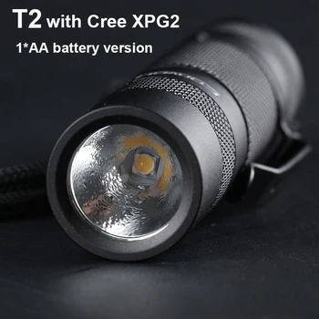 Konvoj T2 z Cree XPG2 Ključ Mini Svetilka Bliskavico LED Svetilka 1*AA Baterije Linterna LED Prenosni Lanterna Ribolov Latarka