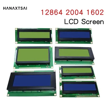 LCD1602 LCD 1602 2004 12864 Modul Modra Zelena Zaslon 16x2 20x4 Znak na Zaslonu LCD Modul HD44780 Krmilnik Črno Modra Svetloba